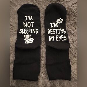 Humorous Black Casual Socks